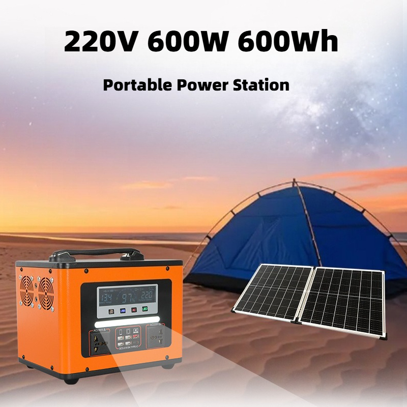 Ac Outdoor Power - 220V 600W Portable Power Station Outdoor