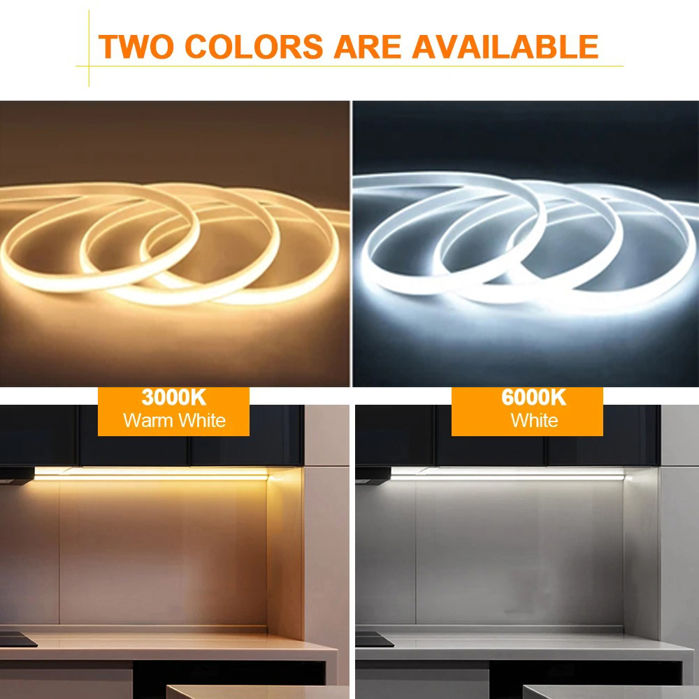 220V Cob LED Tape High Brightn - Outdoor Power Strip Weatherproof 评论和价格